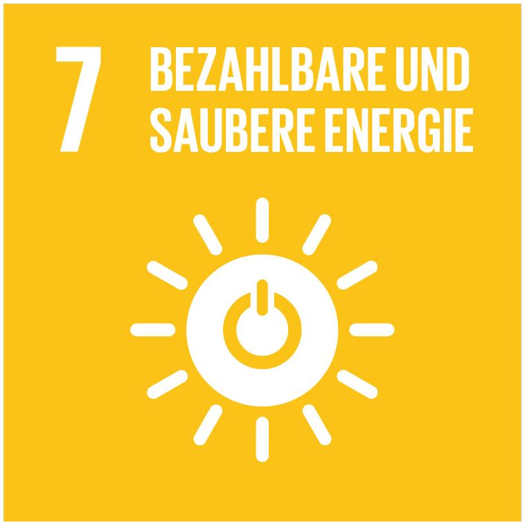 Icon SDG 7 Bezahlbare und saubere Energie